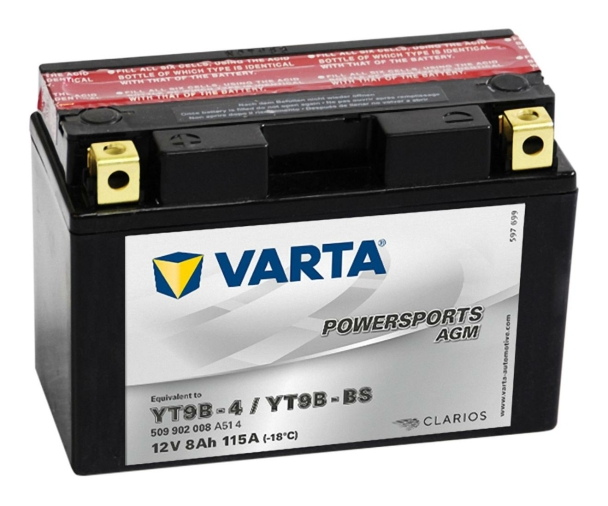 Varta Powersports AGM YT9B-BS